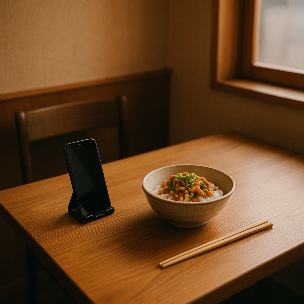혼밥하기 편한 식당 1인 테이블 세팅