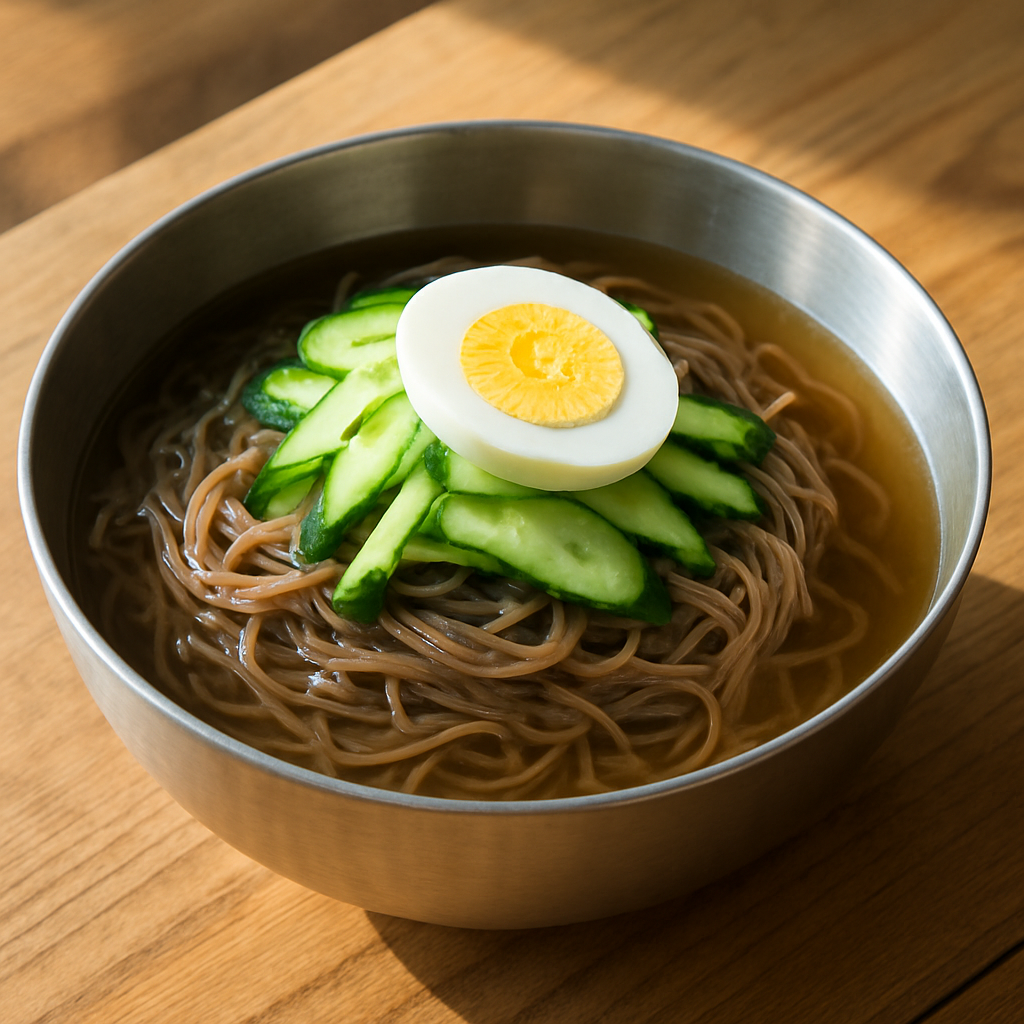 시원한 메밀 막국수 한 그릇