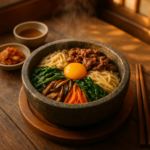정갈하게 차려진 전주비빔밥