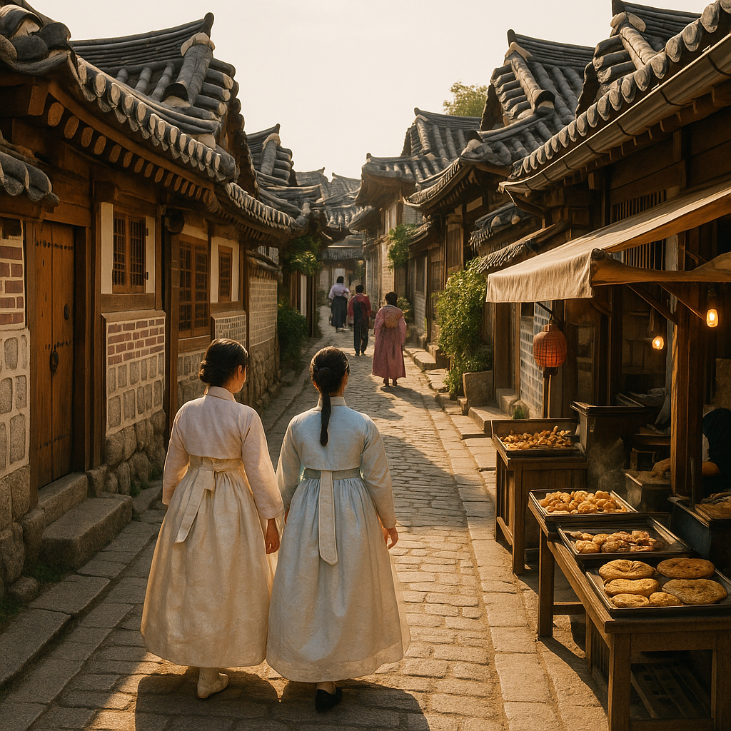 전주 한옥마을 골목 풍경
