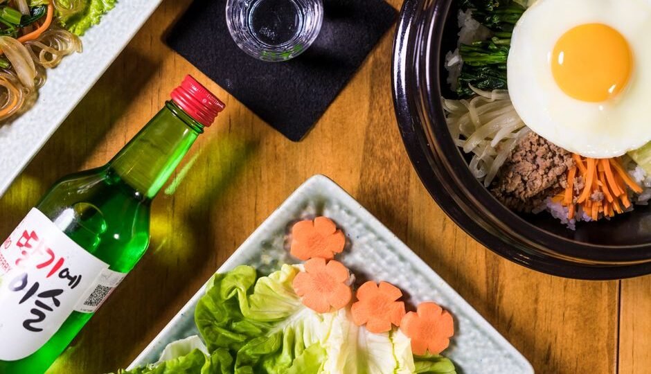 전주 한옥마을 한정식 상차림