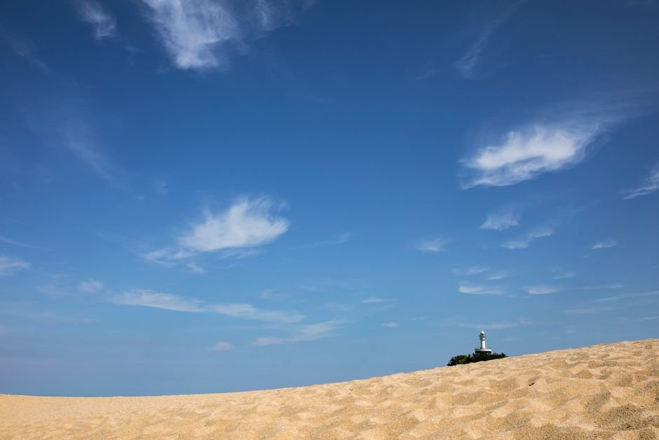 속초 해변 일출 풍경